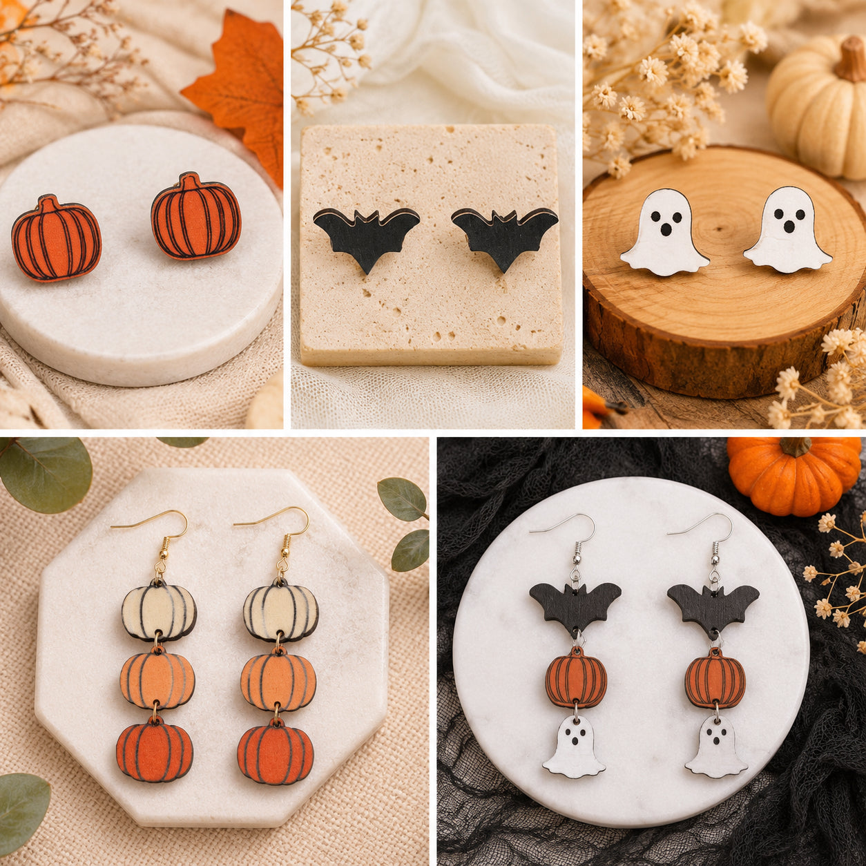 Fall & Halloween Earring Collection