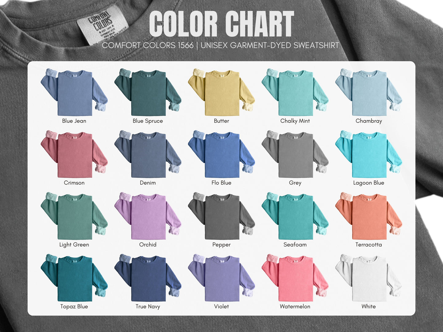 TOUCHDOWN Crewneck Sweatshirt (Comfort Colors)