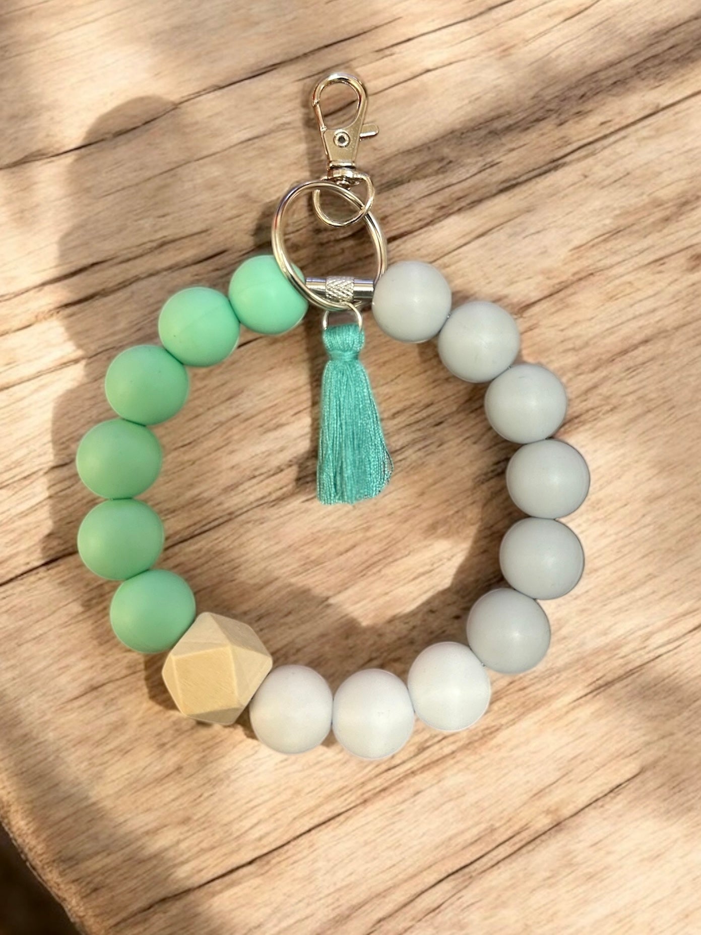 Silicone Beaded Keychain