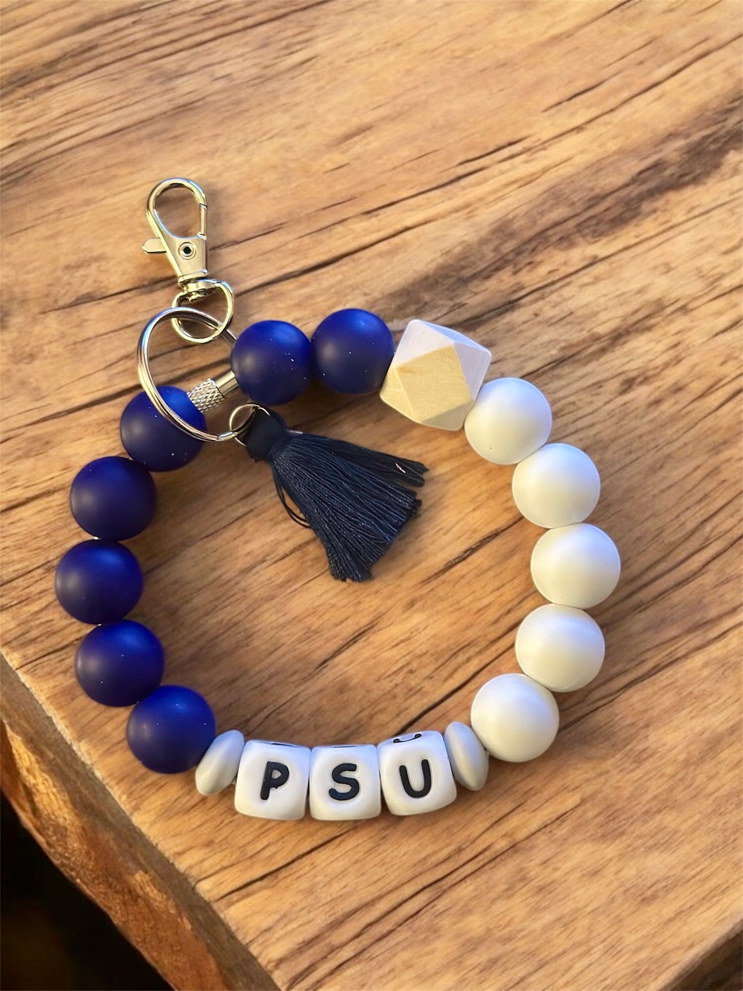 Silicone Bead Keychain