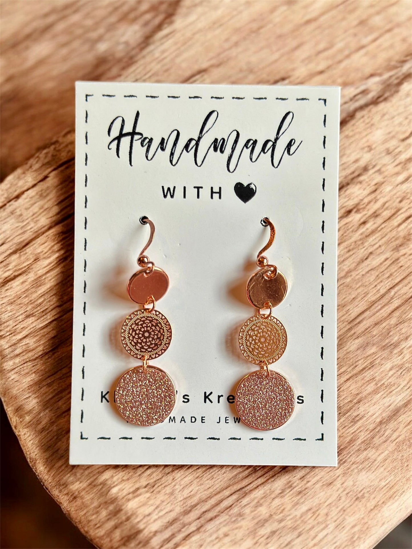 Rose Gold Dangles