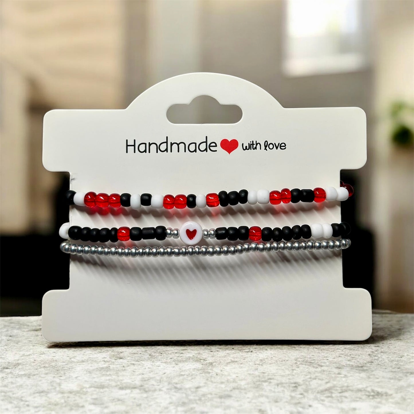 Valentine Stackable Bracelet Set (Set of 3)
