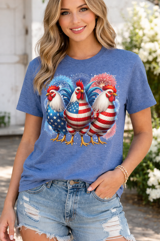 Patriotic Rooster T-shirt
