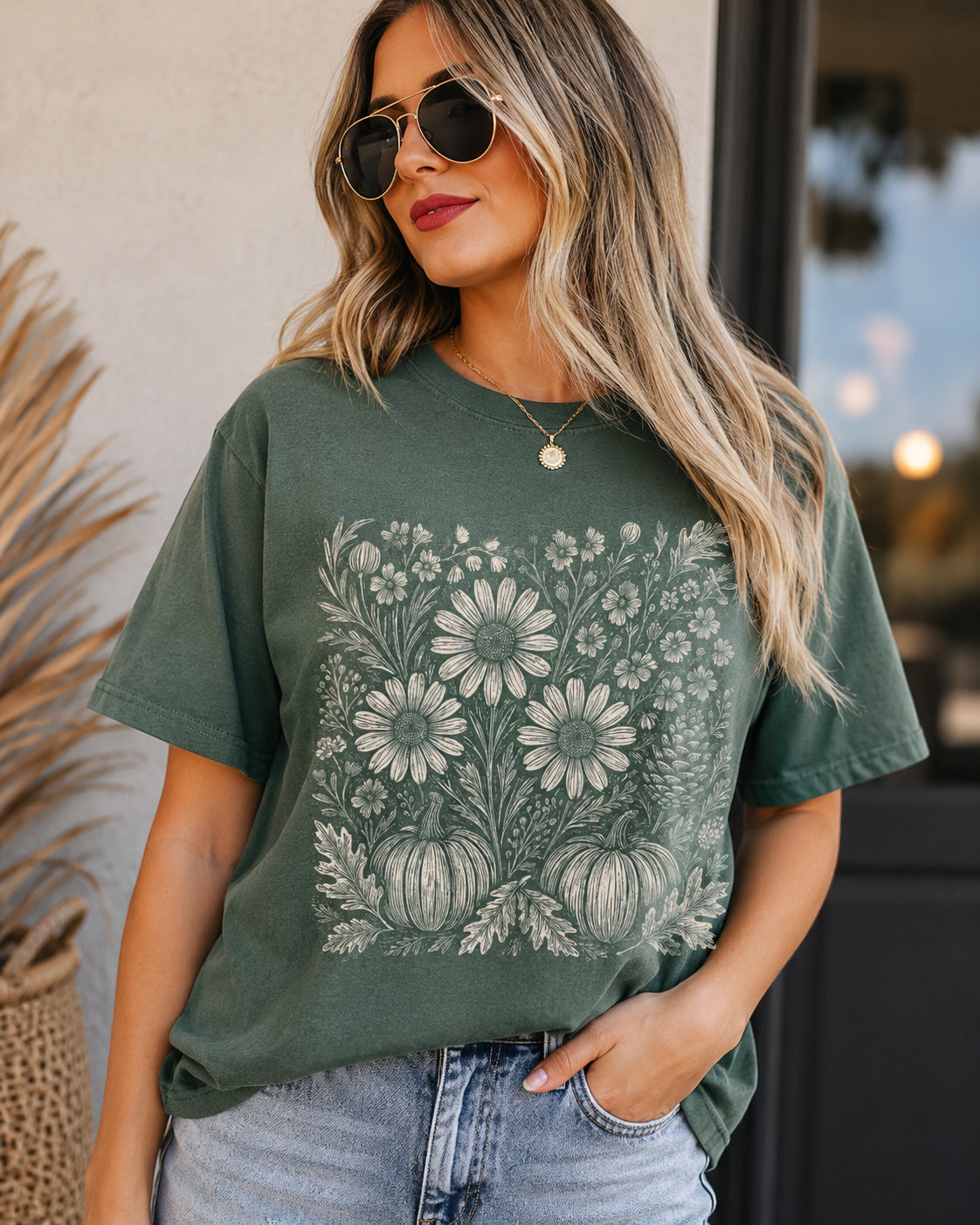 Harvest Bloom Tee (Comfort Colors)