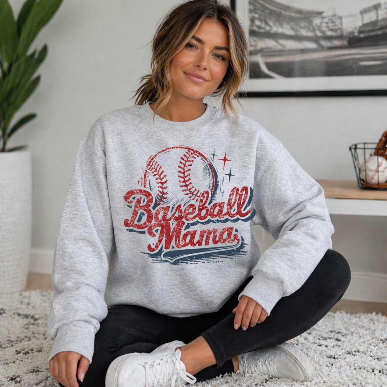 Baseball Mama Sweatshirt