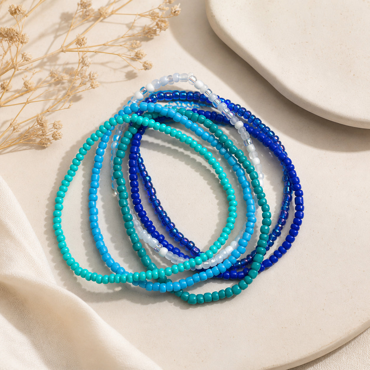 Costal Water Anklet Collection