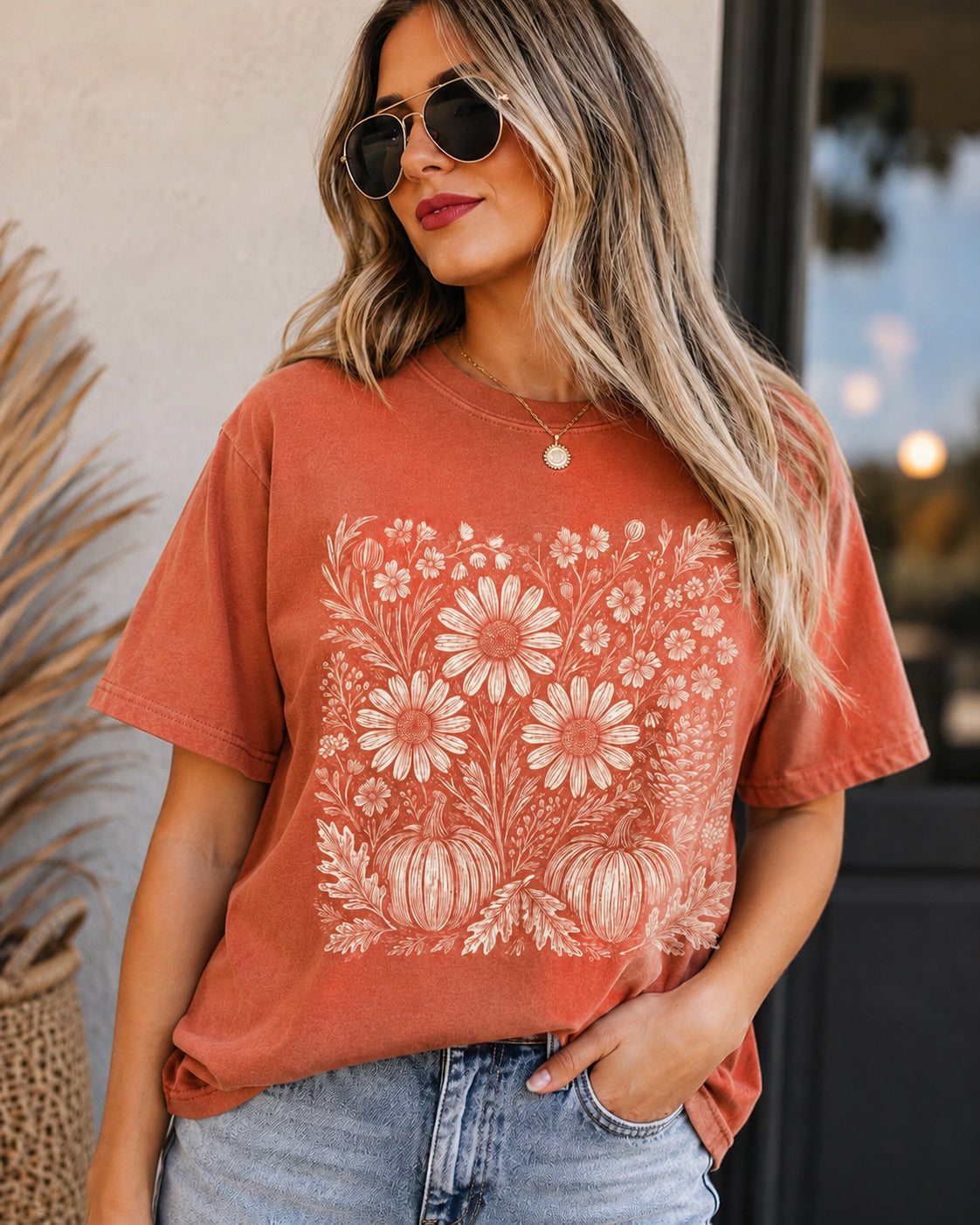 Harvest Bloom Tee (Comfort Colors)