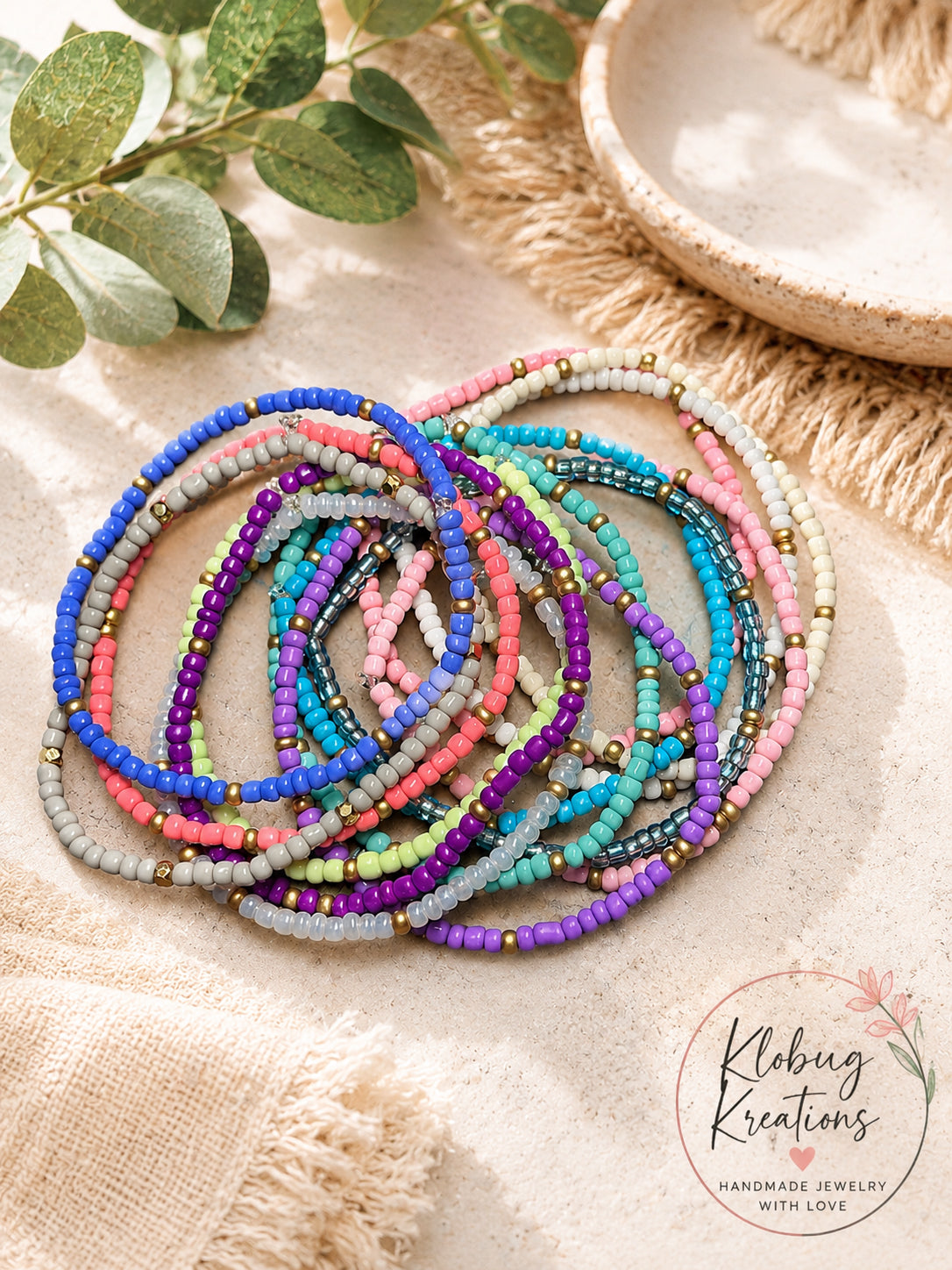 Confetti Dreams Stretchable Stackable Bracelet Set