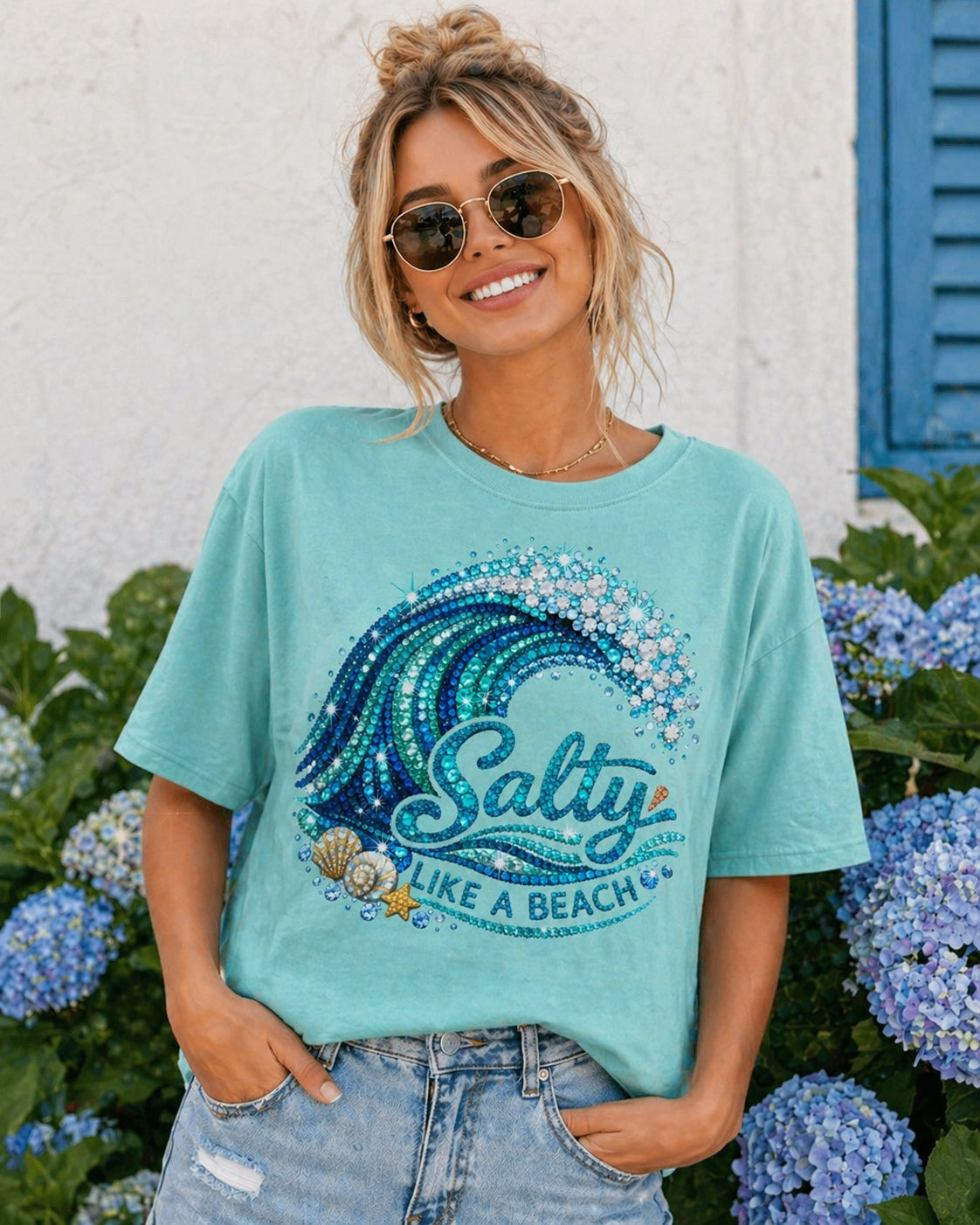 Salty as a Beach T-Shirt (Comfort Colors)