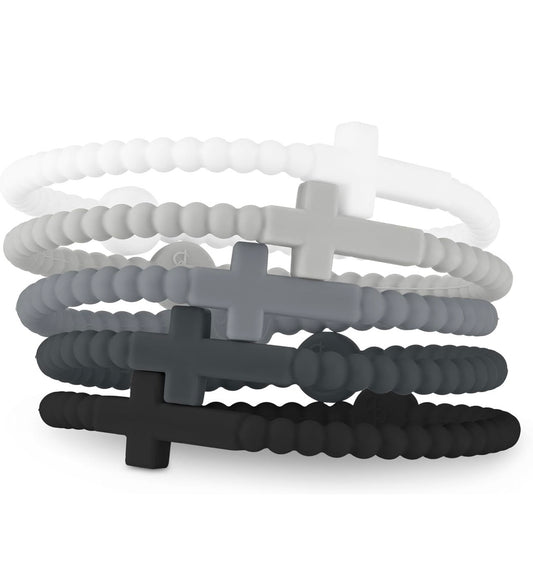 Silicone Cross Bracelets