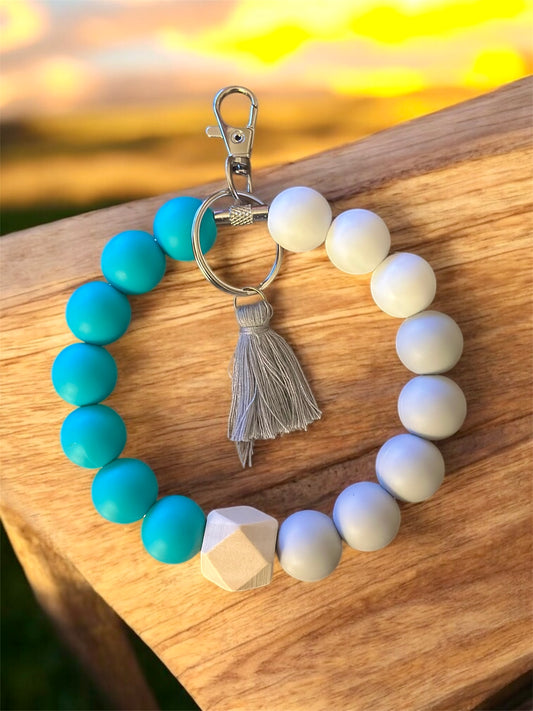 Silicone Beaded Keychain