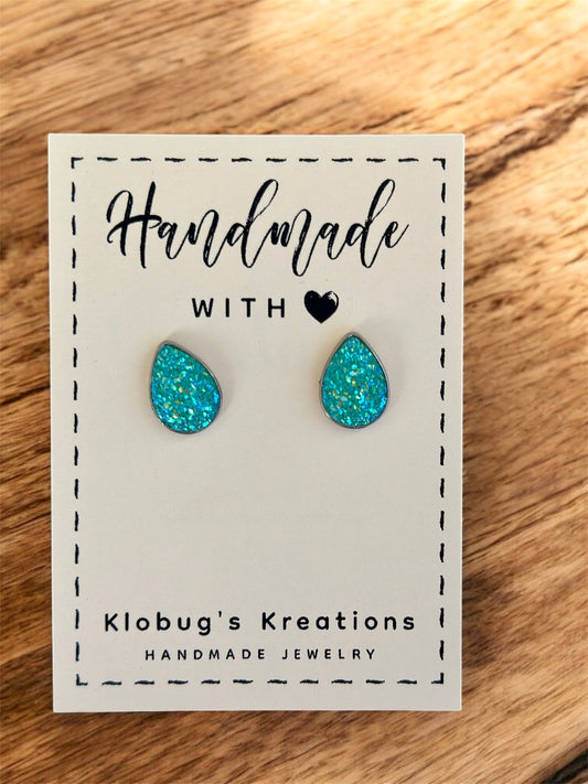 Druzy Bead Stud