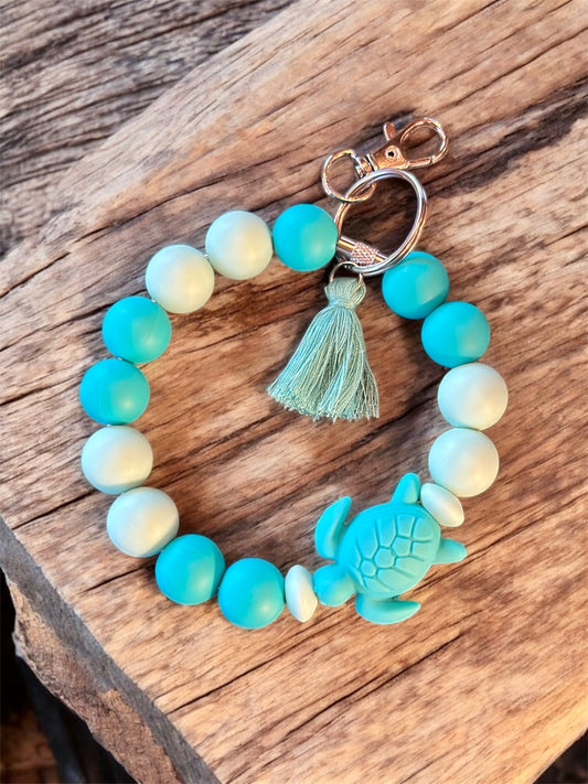 Silicone Beaded Keychain