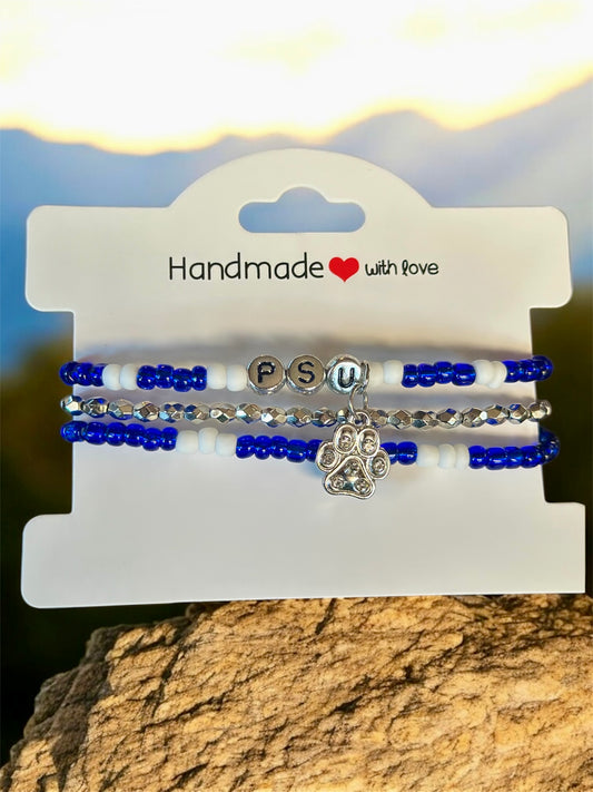 Penn State Stackable Bracelet Set