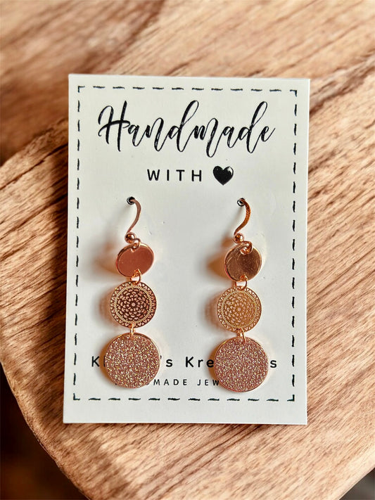 Rose Gold Dangles