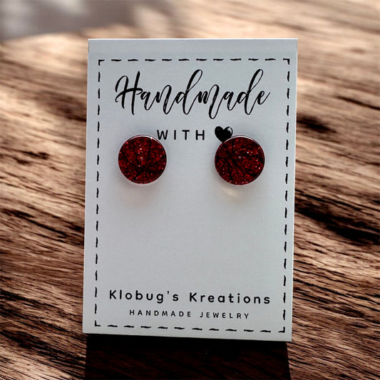 Basketball Stud Earrings