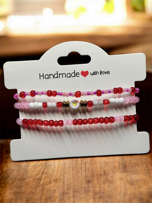 Valentine Stackable Bracelet Set (Set of 3)