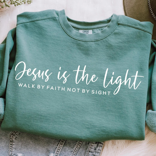 Jesus is the light Sweatshirt or T-shirt